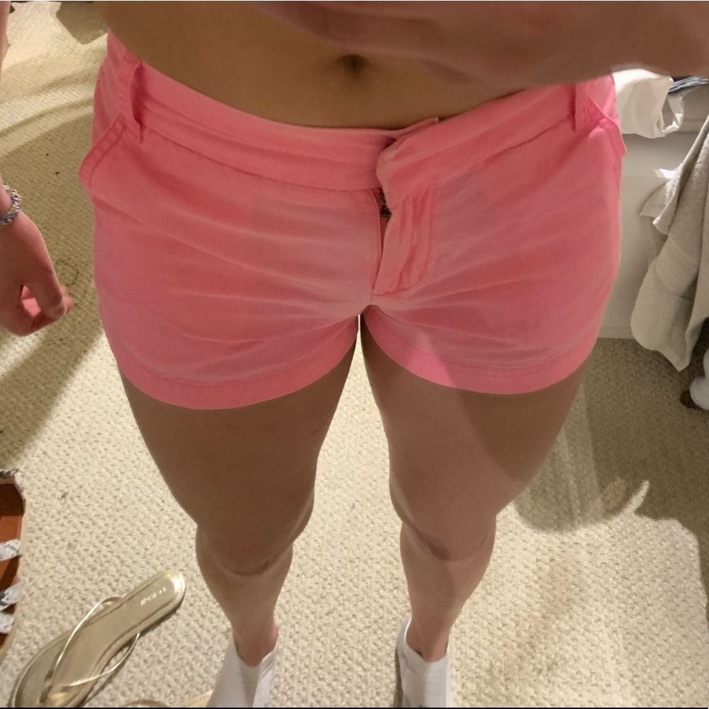 Pink J Crew Shorts